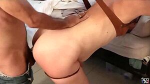 French Amateur Satin Lingerie Compilation - WOW, Standing FUCK!