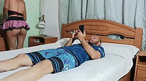 Stepsister Delights in Spanish Porn Fucking