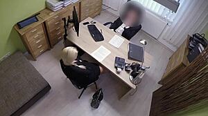 Cheeky Blonde Fucks Hard For Loan To Buy New Mercedes