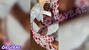 Ebony model reveals her face for the first time