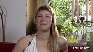 threesome sex with interracial stepsister and huge dick stepbro in muff diving cowgirl