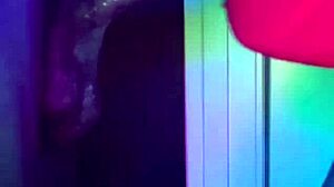 Chubby Danni Dawson uses fucking machine to ream her pussy in masturbation.