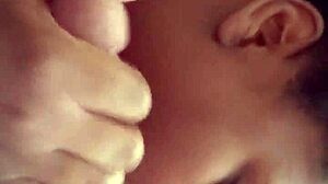 Ebony Milf Demonstrates Excellent Neck Skills Sucking Cock Deeply