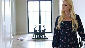 Busty Blonde Escort Fucked Hard In Hotel Shower.