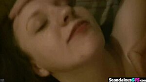 Naughty Blonde Babe Jenny Gives Blowjob, Licks Cock, And Cums Backstage