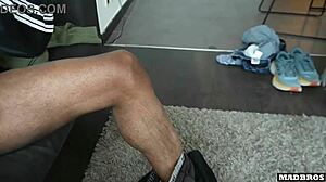 Friend caught us fucking beautiful girl in intense dp