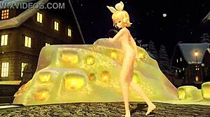 my experience with kagamine rin snowman project diva nude mod full nude mod