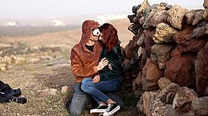 I fucked this girl doggystyle in lanzarote. Bent over for blowjob and licking outdoors.