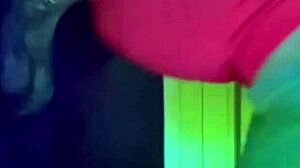 Chubby Danni Dawson uses fucking machine to ream her pussy in masturbation.