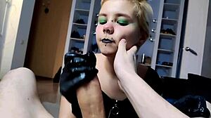 Teen prostitute look made my boyfriend cum non-stop with rough blowjob and piercing