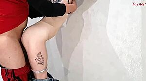 fuck petite european teen stepsister hard while parents are away, leading to orgasm.