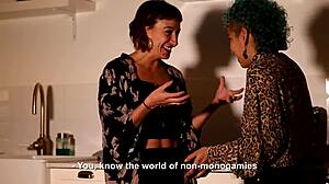 A non-monogamous dinner evolves into a bisexual foursome