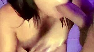 Latina Neighbor Gives Oral To Big Monster Cock