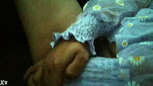 chica loves sliding dildo in public spots