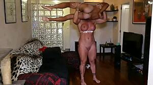 Holy Cow! Watch This Muscular Milf Deepthroat and Squirt in Extreme Action!