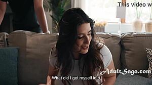 Teacher forced to sleep with student’s parent to cover up affair scandal with Sarah Arabic and Charles Dera.