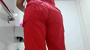 Ever seen an amateur nurse caught peeing in a public bathroom?