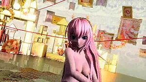Megurine Luka's Full Nude Mod Reveals Big Tits and Pussy