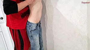 fuck petite european teen stepsister hard while parents are away, leading to orgasm.