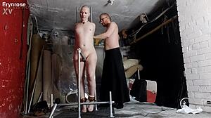 Steel Pony Device Bondage Triggers Multiple Orgasms