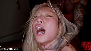 Is Asian Beauty Dolly Orchid Ready For Tattooed Spanish Man's Wet Pounding?