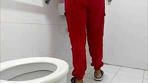 Ever seen an amateur nurse caught peeing in a public bathroom?