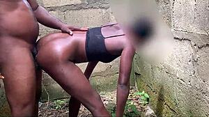 she feels so horny she gets fucked doggystyle in the uncompleted building