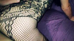 Husband And Friend Roughly Fuck Wife In Lingerie