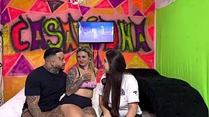 novinha in bedroom tries first time with my husband just to get licked by me