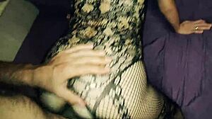 Husband And Friend Roughly Fuck Wife In Lingerie