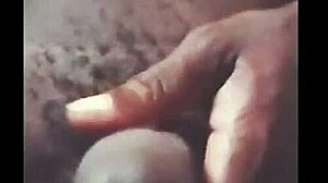 Amateur jerks off big black cock live