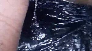 Ever seen a 19-year-old with a huge black dick shaving solo?