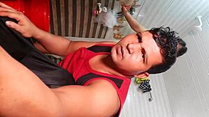 perfect bengali wife rumpa21 gets blowjob and anal fucked in showroom