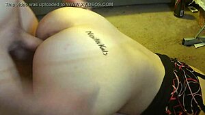 Girlfriend Gets Pounded Hard on the Desk with Cumshot