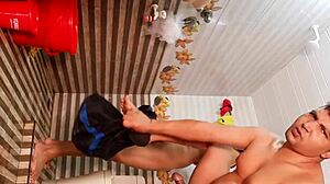 perfect bengali wife rumpa21 gets blowjob and anal fucked in showroom