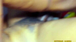 jezzebel queen bella locked out, rides step bro’s big black cock