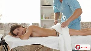 Young Masseur Bangs Foxy Di's Ass