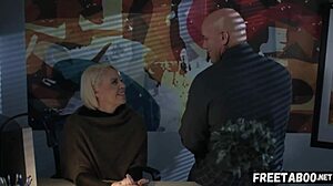 Wow, hot blonde milf pounded at real photoshoot! Full movie on FreeTaboo net!