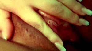 Hot amateur girl masturbates intensely.