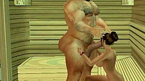 security cam catches heyward fucking cheerleader in sauna