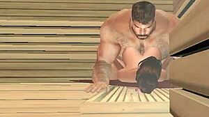 security cam catches heyward fucking cheerleader in sauna