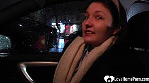 Cutie devours dick before anal