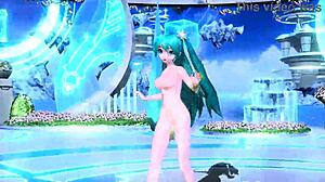 Unreal! Hatsune Miku Fully Nude in Project Diva Love Song Mod