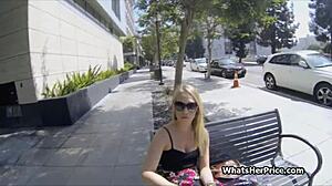 Pounding Broke Blonde Teen 18+ Picked Up From Street For Quick Cash In Hardcore Homemade Clip.
