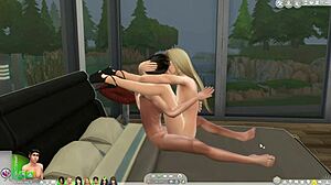 3D Anal In Bed With Cum Bukkake