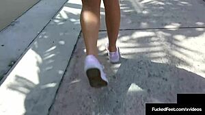 Layla Lopez's Hot Footjob