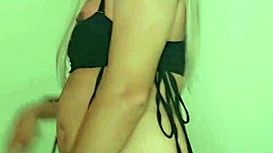 Horny transsexual with rich milk