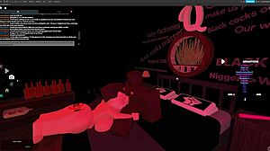 blonde bitch gets wild in roblox studio with intense action