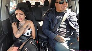 Skinny Tattoo Girl Gets Creampie In Casting