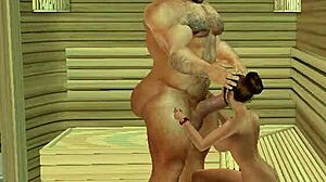 security cam catches heyward fucking cheerleader in sauna